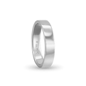 The CB Ladies Flat Court Shaped Wedding Ring Catherine Best Dev Platinum 4mm 