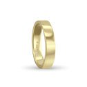 The CB Ladies Flat Court Shaped Wedding Ring Catherine Best Dev 18ct Yellow Gold 4mm 