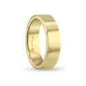 The CB Gentlemans Flat Court Shaped Wedding Ring Catherine Best Dev 18ct Yellow Gold 6mm 