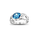 Hearts on Fire Ring Catherine Best Dev Blue Topaz Silver 