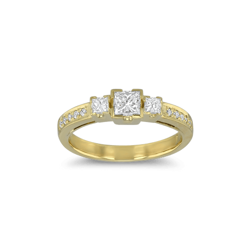 Perfection - Diamond Ring Catherine Best Dev 18ct Yellow Gold 0.57ct 