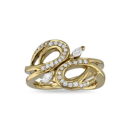 Love Birds Ring Catherine Best Dev Pave Set 