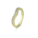 Starlight Ring Catherine Best Dev 18ct Yellow Gold Top Set Diamonds Higher 24mm Version